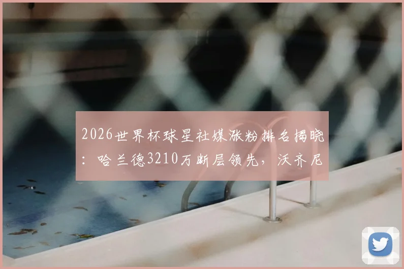 2026世界杯球星社媒涨粉排名揭晓：哈兰德3210万断层领先，沃齐尼亚成最大黑马，附粉丝增长数据深度解读