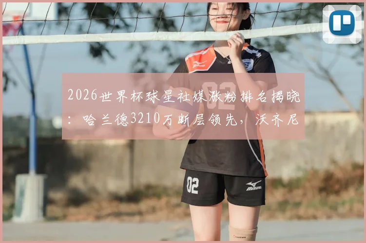 2026世界杯球星社媒涨粉排名揭晓：哈兰德3210万断层领先，沃齐尼亚成最大黑马，附粉丝增长数据深度解读